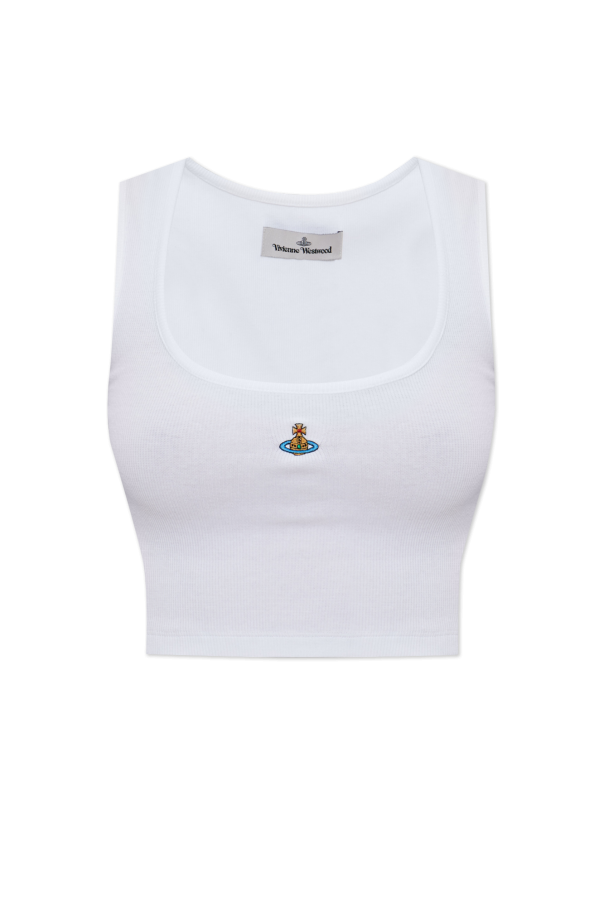 Top with embroidered logo od Vivienne Westwood