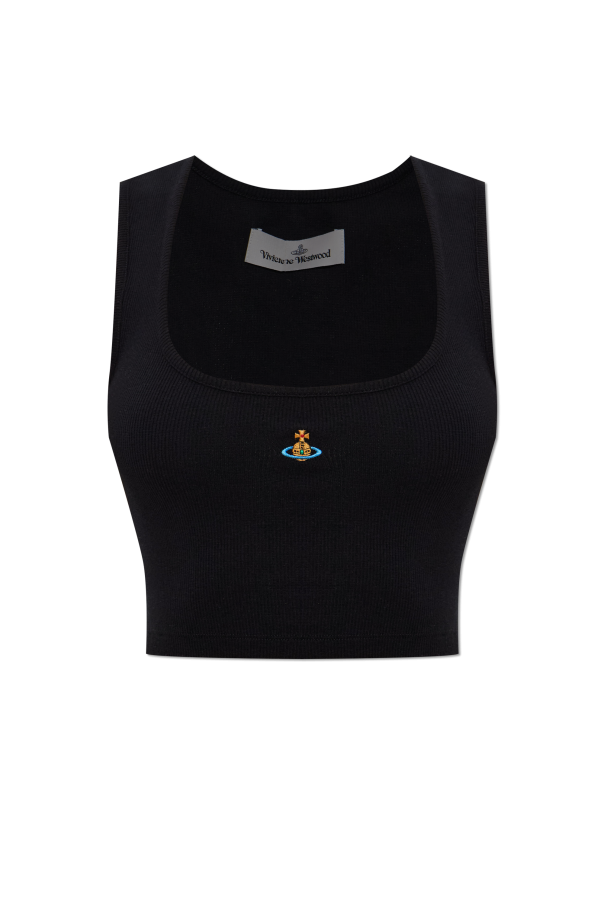 Top with embroidered logo od Vivienne Westwood