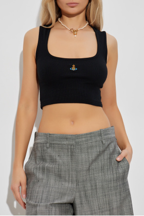 Vivienne Westwood Top with embroidered logo