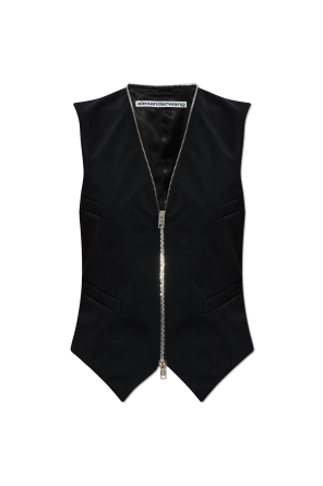 Vest made from combined materials