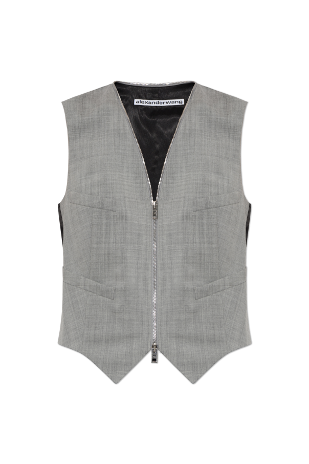 Vest made from combined materials od Alexander Wang