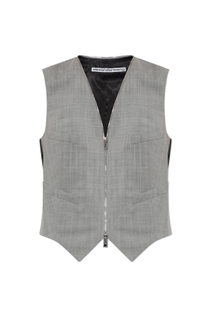 Vest made from combined materials