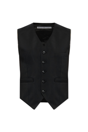 Vest with decorative zippers