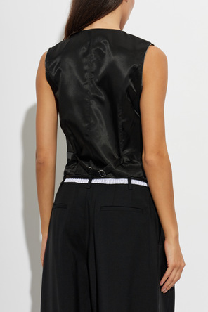 Alexander Wang Chaleco con cremalleras decorativas