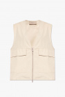 Fear Of God Essentials cream Vest with pockets