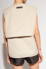 Fear Of God Essentials cream Vest with pockets
