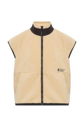 Chaleco polar con cuello alto