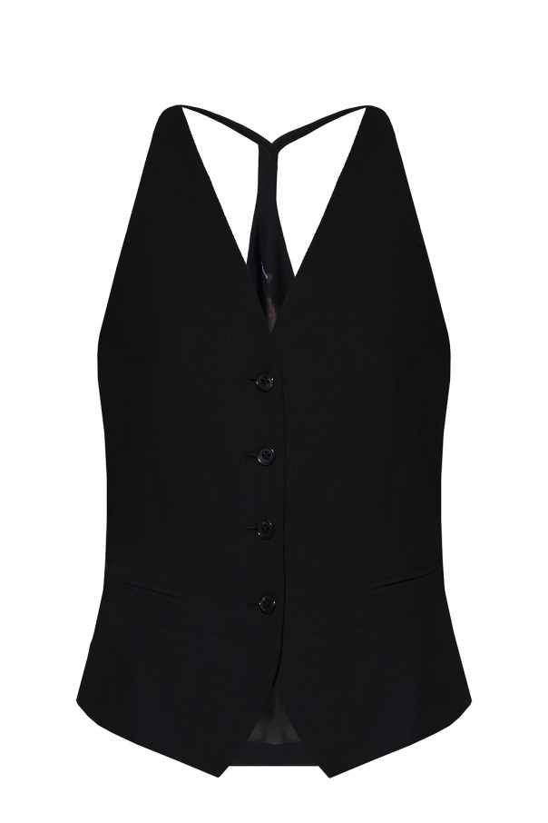 Ann Demeulemeester Wool vest with pockets