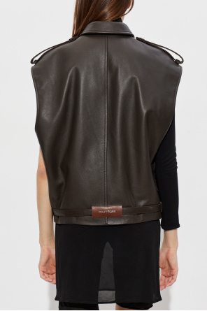 Courrèges Leather vest