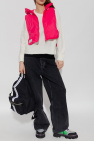 Yves Salomon Cropped vest with hood