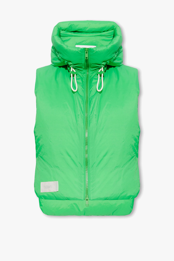 Yves trail salomon Cropped vest with hood