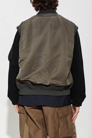 sacai Gilet made from mixed materials