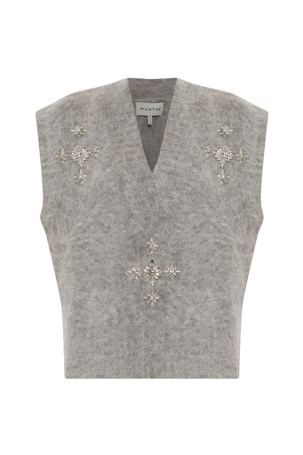 ‘Vurulia’ vest with sewn-in embellishments od Munthe