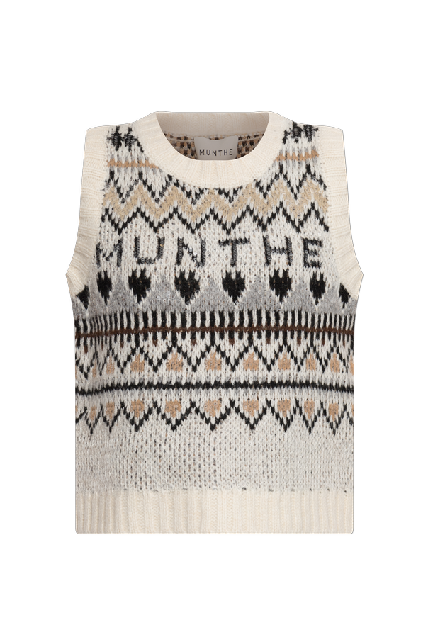 Patterned vest ‘Vitalism’ od Munthe