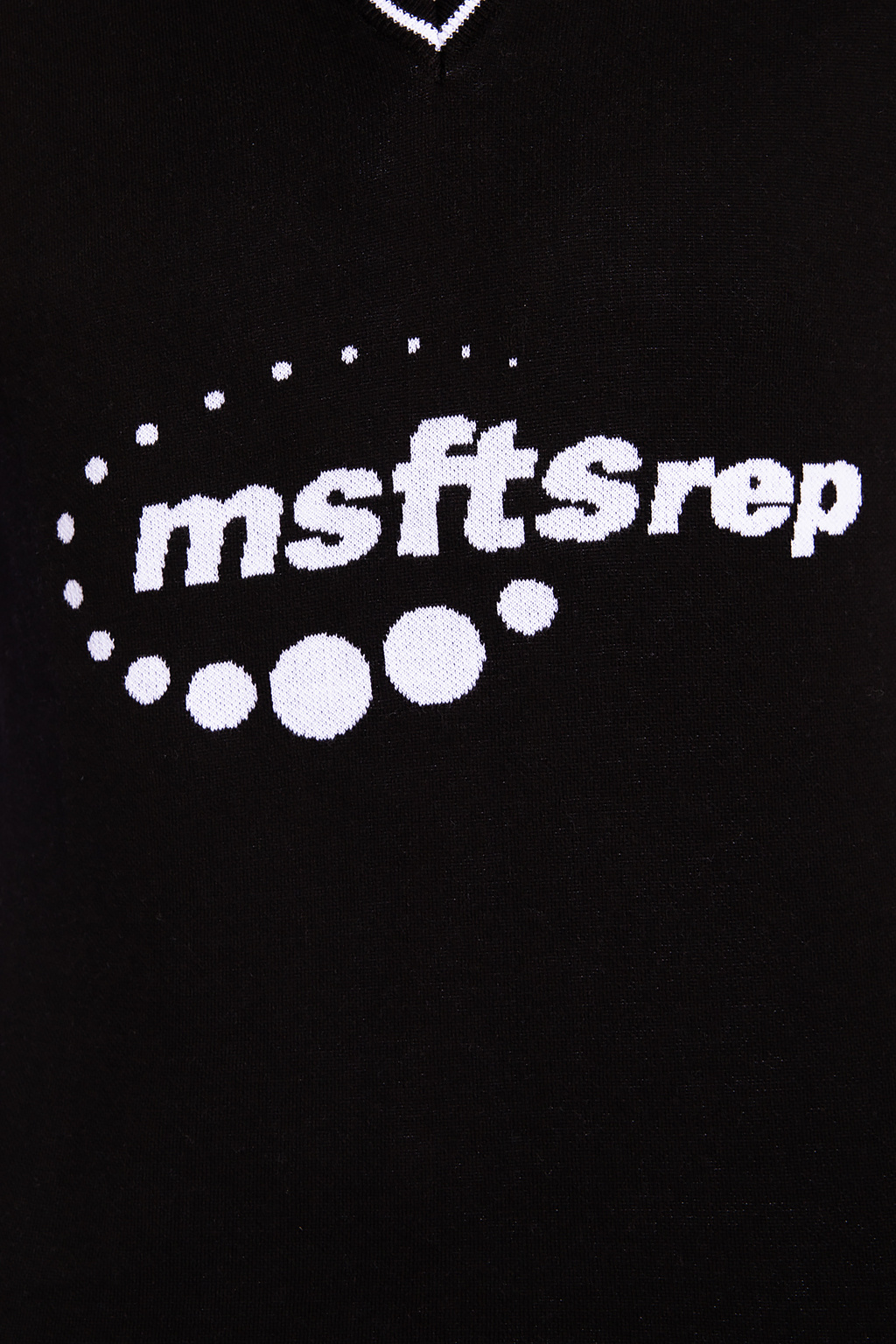 MSFTSrep Sleeveless sweater