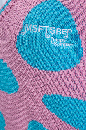 MSFTSrep Patterned vest with logo