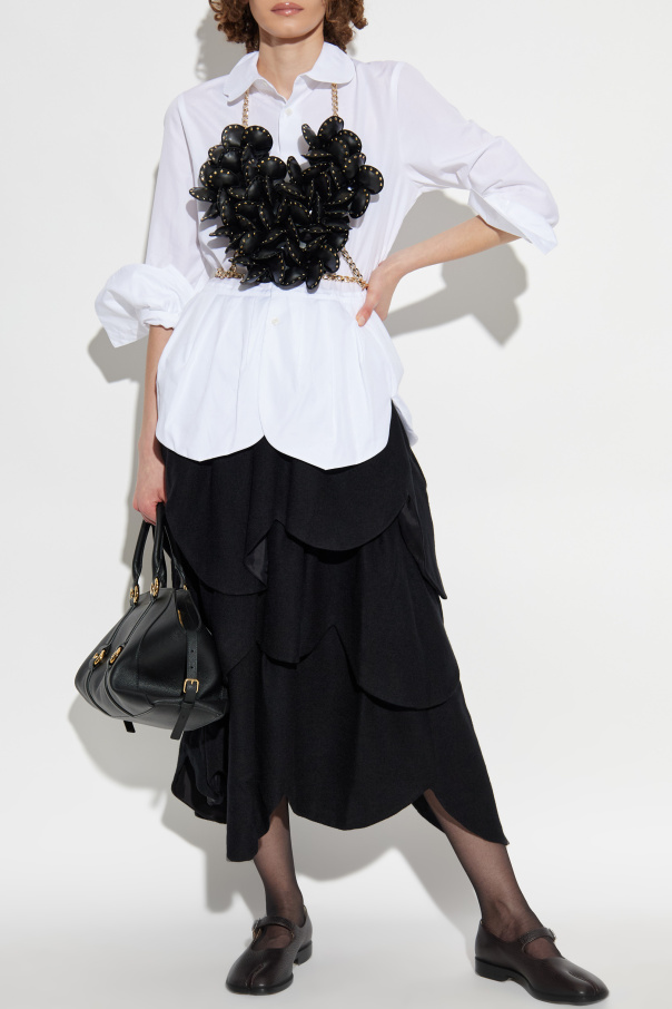 Comme des Garçons Noir Kei Ninomiya Top con espalda descubierta