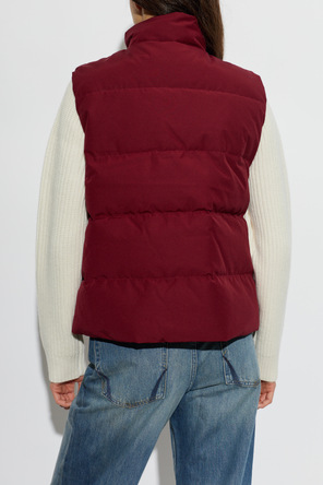 Canada Goose Vestă puf cu croială simplă, ușor boxy, „Vermillion”