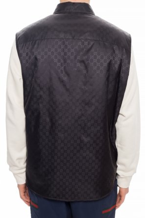 gucci sweater Vest with logo