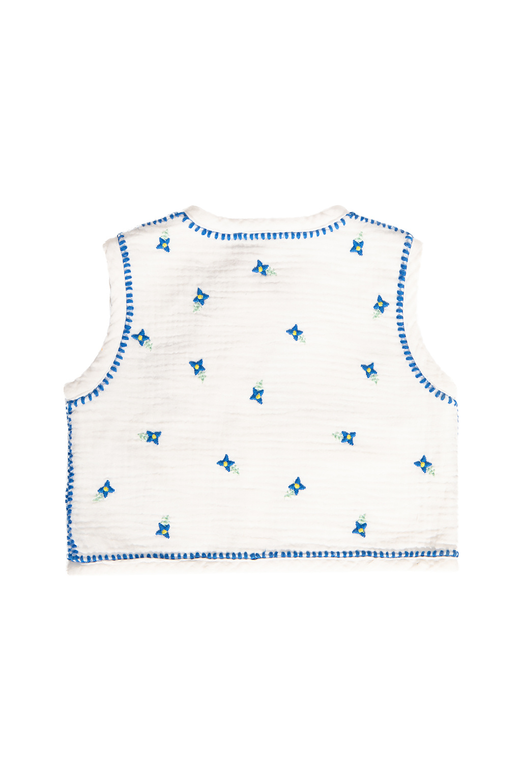 Stella McCartney Kids Floral-embroidered vest