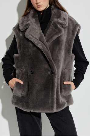 STAND STUDIO Futrzana kamizelka ‘Carly’