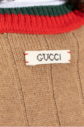 Gucci Camel wool vest