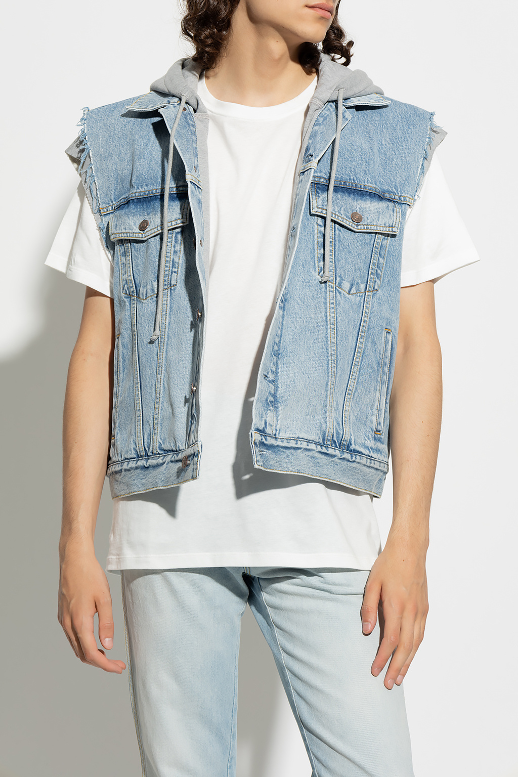 Gucci Hooded denim vest | Men's Clothing | Vitkac