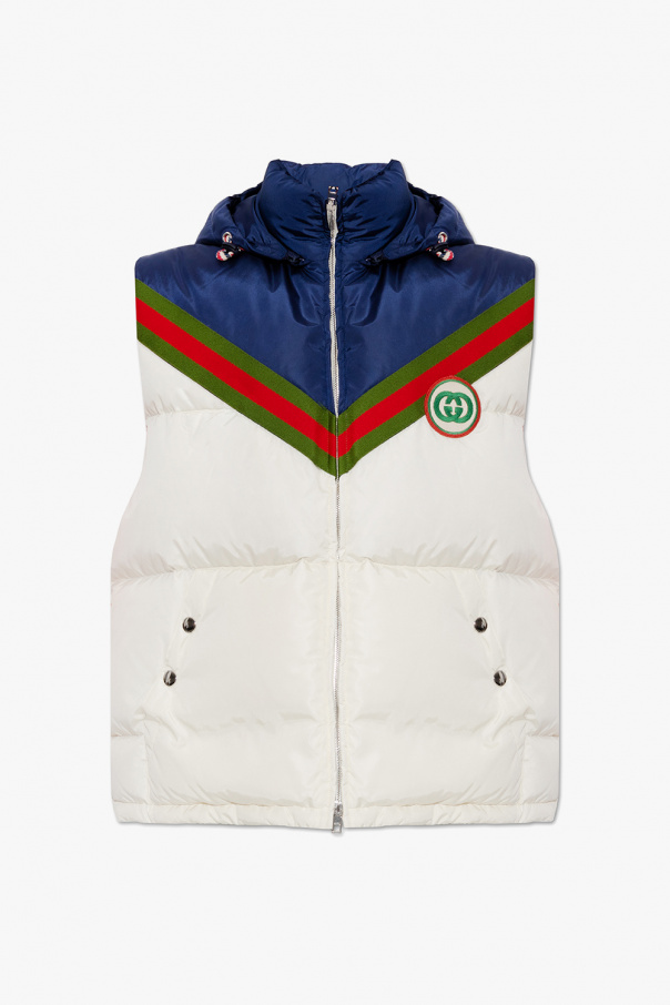 Gucci Down vest with logo