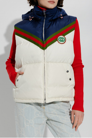 Gucci Down vest with logo
