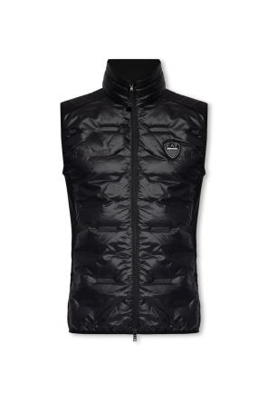 Insulated vest od Emporio Armani velvet single-breasted suit jacket