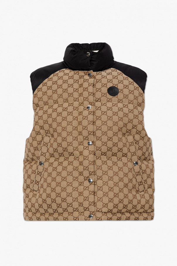 gucci the Monogrammed down vest