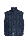 Bottega Veneta Denim vest with Intrecciato weave