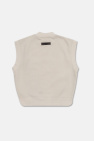Fear Of God Essentials Kids cream Vest with logo