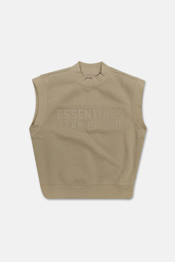 Fear Of God Essentials Kids print sweatshirt with logo