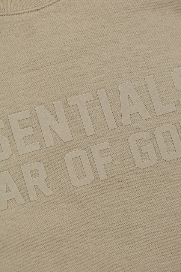 Fear Of God Essentials Kids sweatshirt gold with PUFFA