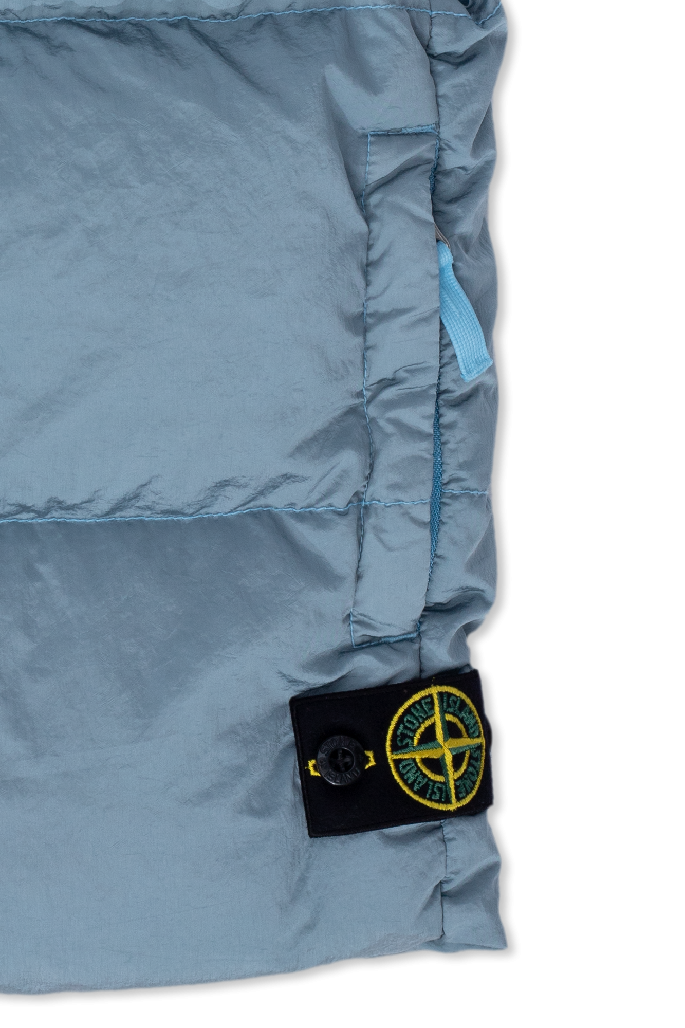 Stone Island Kids Vest with stand-up collar