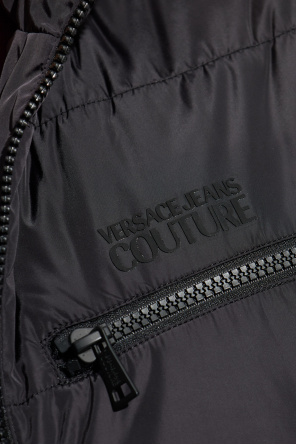 Versace Jeans Couture Insulated vest with a stand-up collar