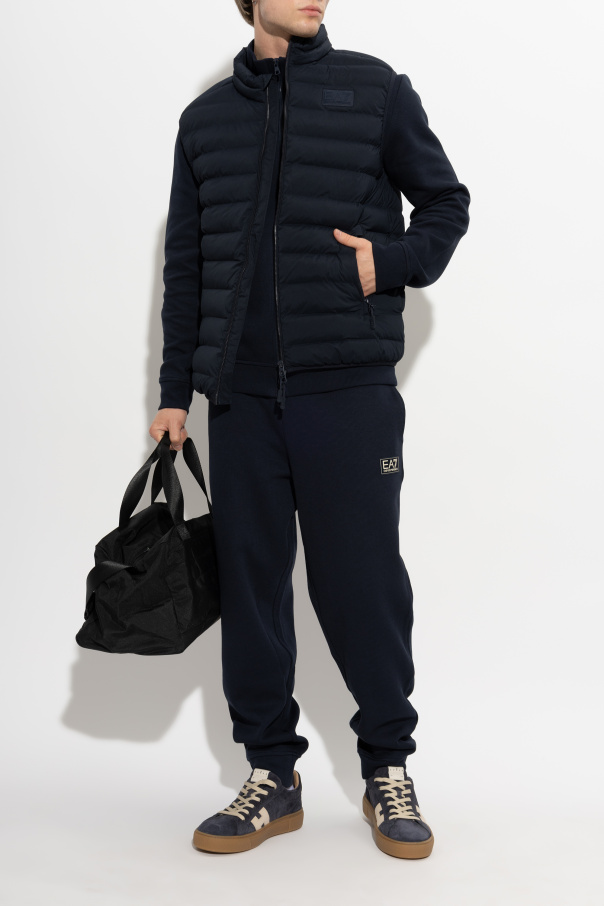 EA7 Emporio Armani Ocieplana kamizelka ze stójką