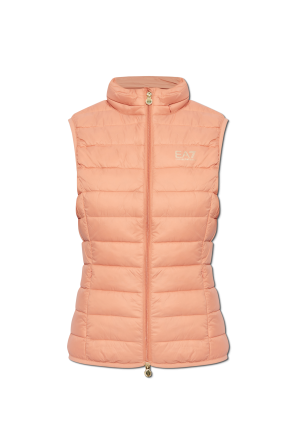 Padded vest with hood