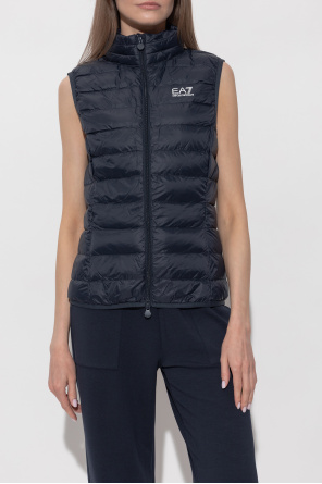 EA7 Emporio Armani Quilted vest with hood