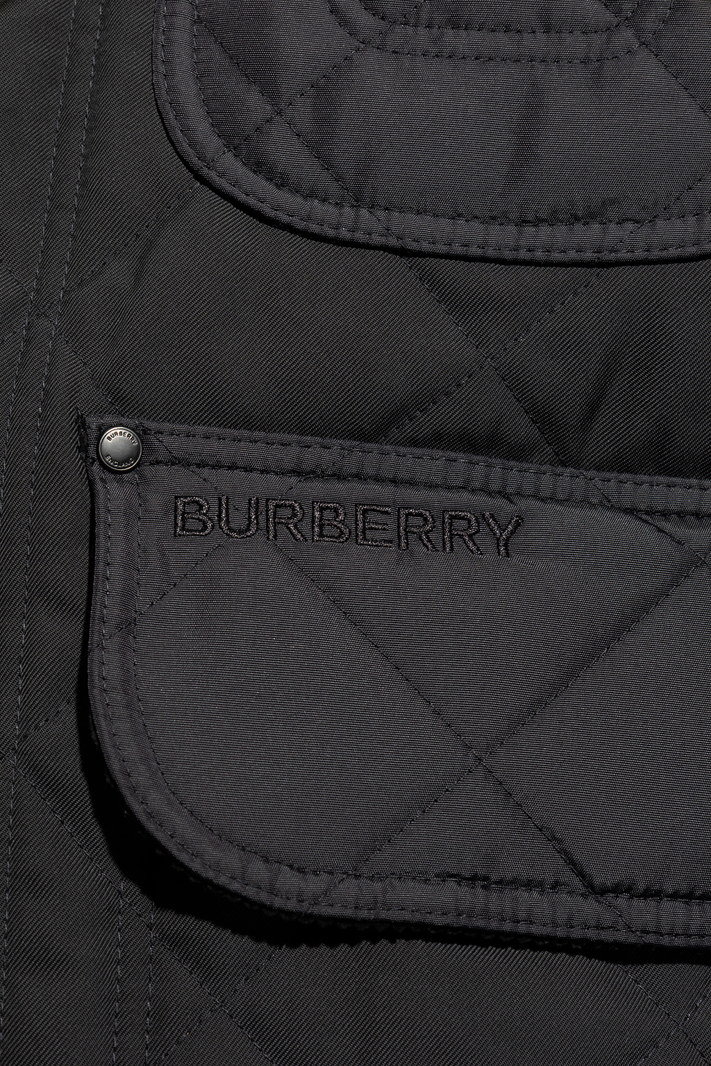 burberry motif ‘Saunton’ quilted vest