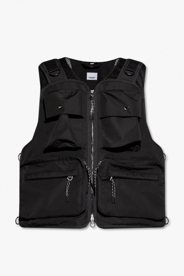 burberry Weekender ‘Upton’ vest with multiple pockets