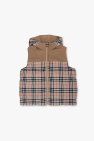 Burberry Kids beige Reversible jacket