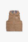 Burberry Kids beige Reversible jacket