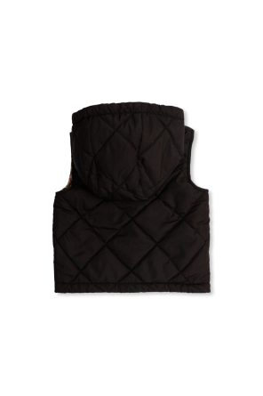 Burberry Kids Reversible vest with hood