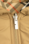 Burberry Kids beige Reversible hooded vest