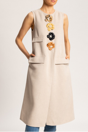 Tory Burch Appliquéd vest