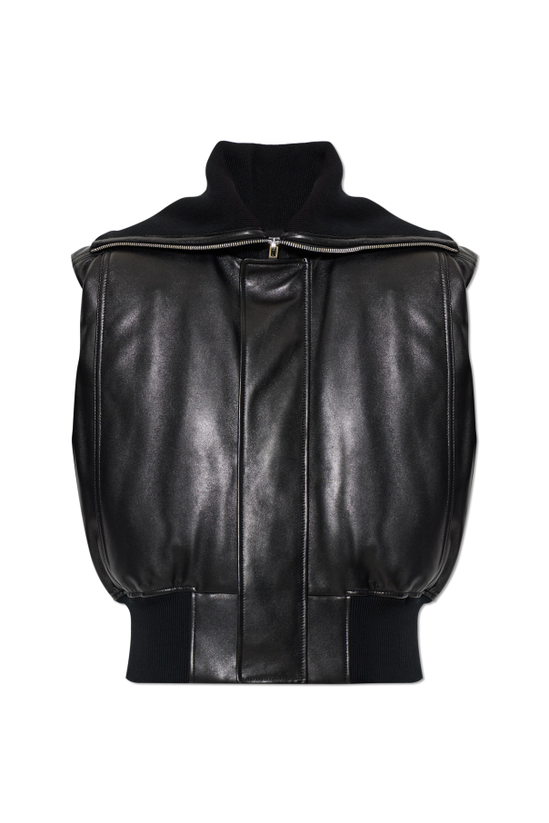 Leather vest od Bottega Veneta