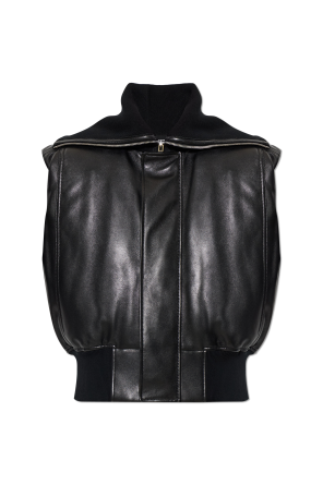 Leather vest