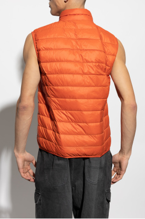 EA7 Emporio Armani Down vest with stand-up collar